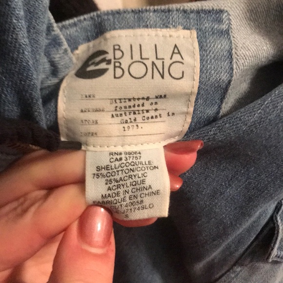Billabong sweater jean jacket - Picture 4 of 4